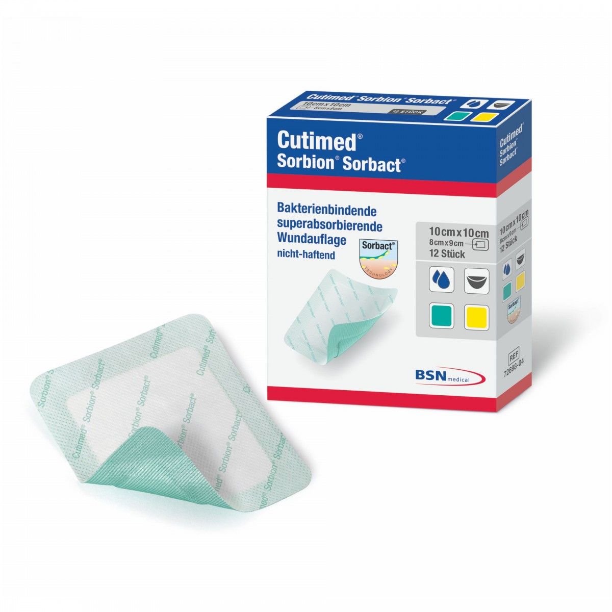 Cutimed Sorbion Sorbact 10 unidades 101123145.011 SimplesFarma